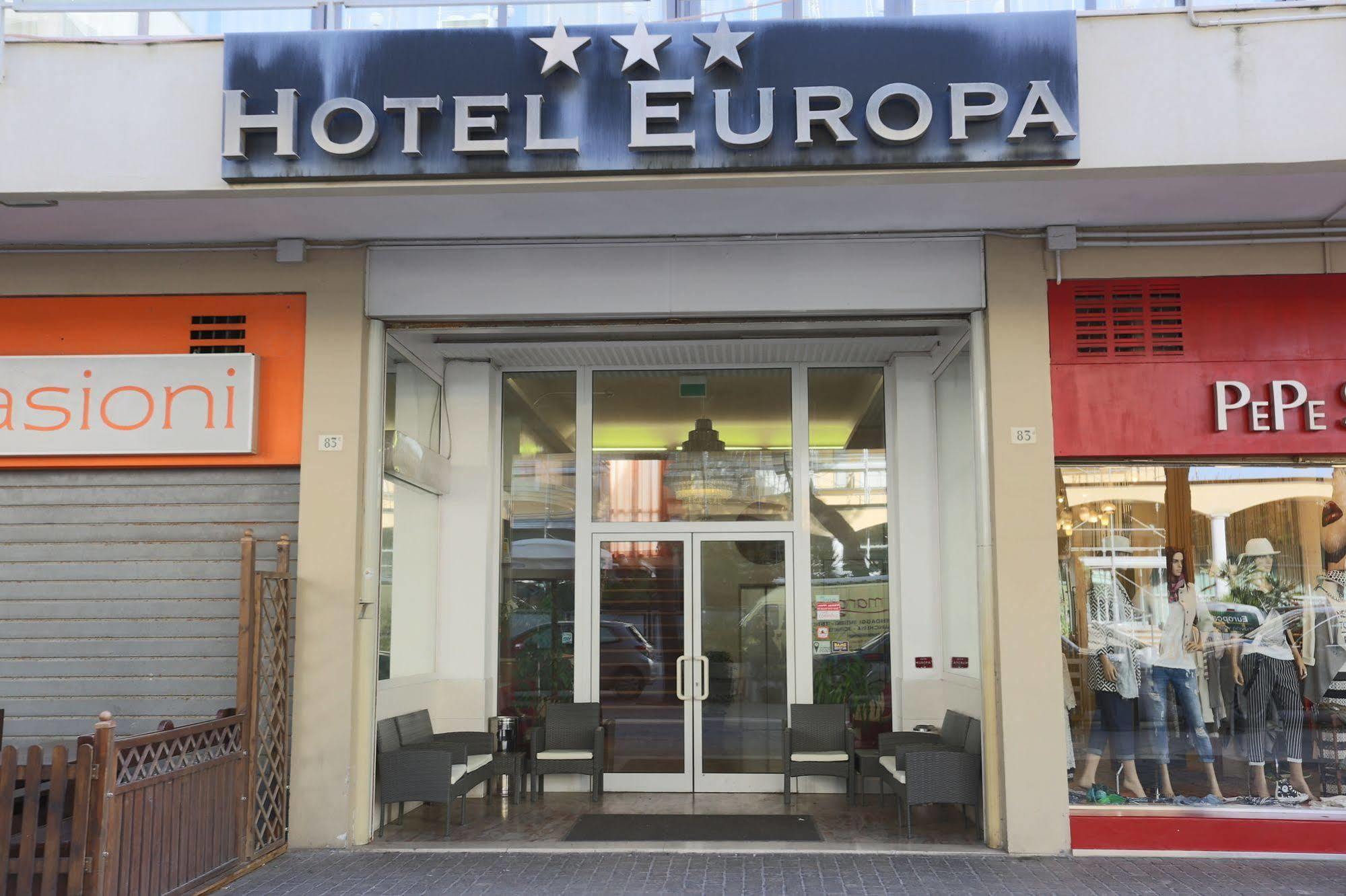 Hotel Europa ريميني المظهر الخارجي الصورة